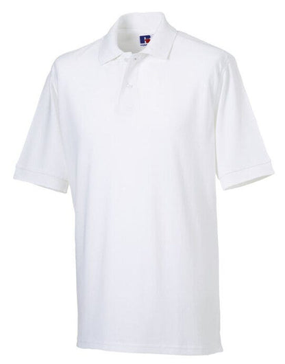 Russell Athletic Russell Mens Classic Cotton Polo - White