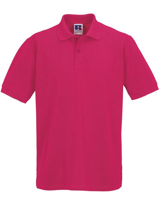 Russell Athletic Russell Mens Classic Cotton Polo - Fuchsia