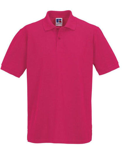 Russell Athletic Russell Mens Classic Cotton Polo - Fuchsia