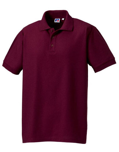 Russell Athletic Russell Mens Ultimate Cotton Polo - Burgundy