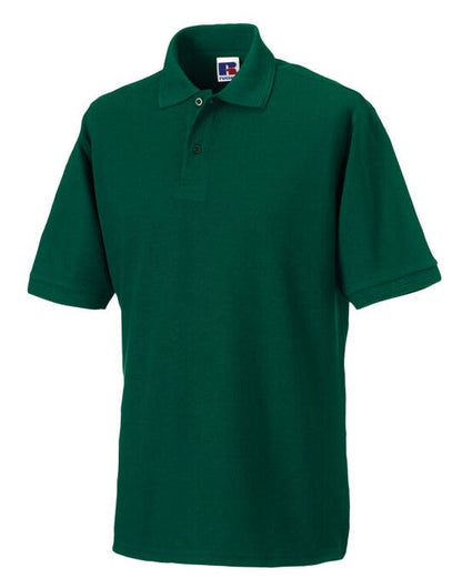 Russell Athletic Russell Hardwearing Polycotton Polo - Bottle Green