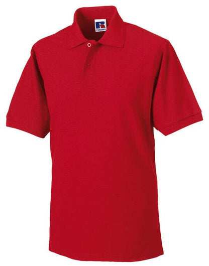 Russell Athletic Russell Hardwearing Polycotton Polo - Classic Red
