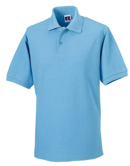 Russell Athletic Russell Hardwearing Polycotton Polo - Sky Blue