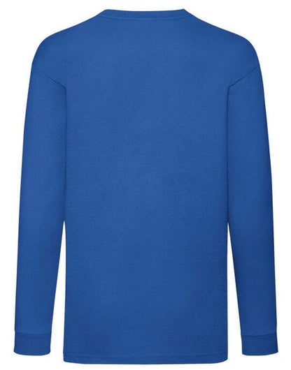 Fruit Of The Loom FOTL Kids Valueweight Long Sleeve T - Royal