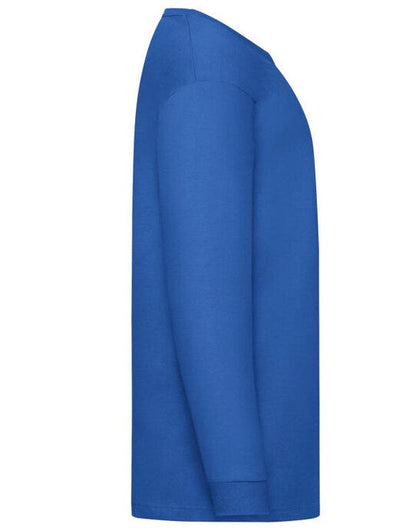 Fruit Of The Loom FOTL Kids Valueweight Long Sleeve T - Royal