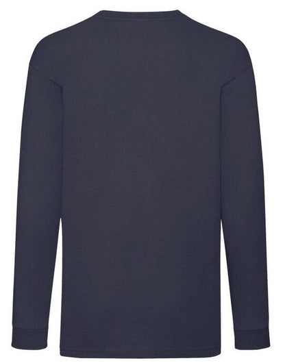 Fruit Of The Loom FOTL Kids Valueweight Long Sleeve T - Deep Navy