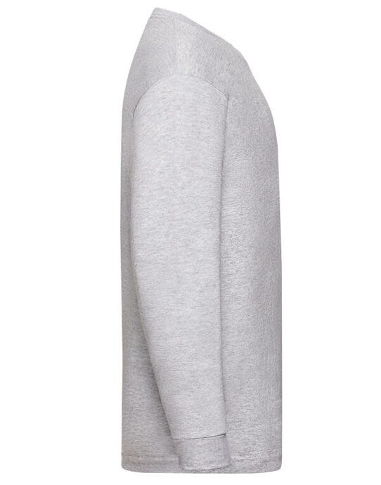 Fruit Of The Loom FOTL Kids Valueweight Long Sleeve T - Heather Grey