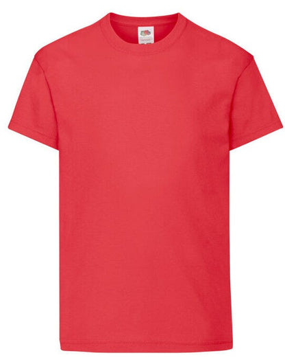 Fruit Of The Loom FOTL Kids Original T - Red