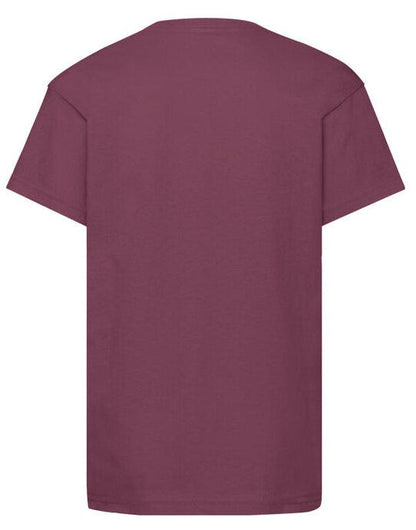 Fruit Of The Loom FOTL Kids Original T - Burgundy