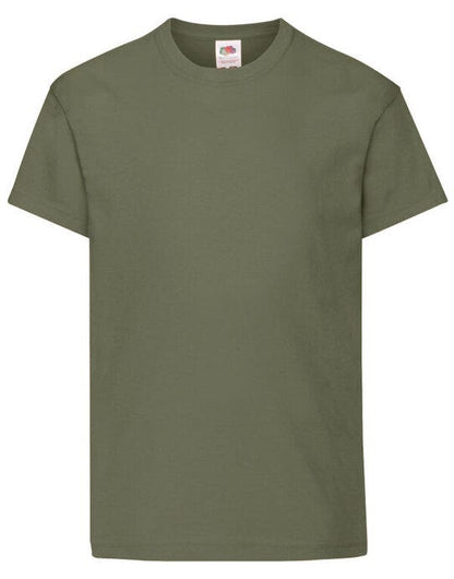 Fruit Of The Loom FOTL Kids Original T - Classic Olive