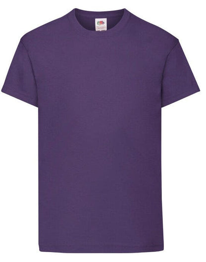 Fruit Of The Loom FOTL Kids Original T - Purple