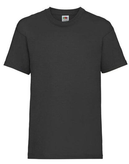 Fruit Of The Loom FOTL Kids Valueweight T - Black