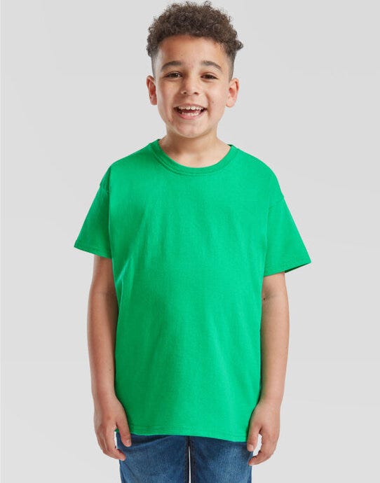 Fruit Of The Loom FOTL Kids Valueweight T - Kelly Green