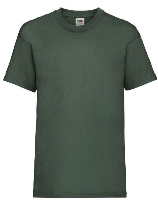 Fruit Of The Loom FOTL Kids Valueweight T - Bottle Green