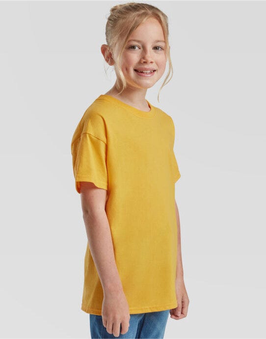 Fruit Of The Loom FOTL Kids Valueweight T - Sun