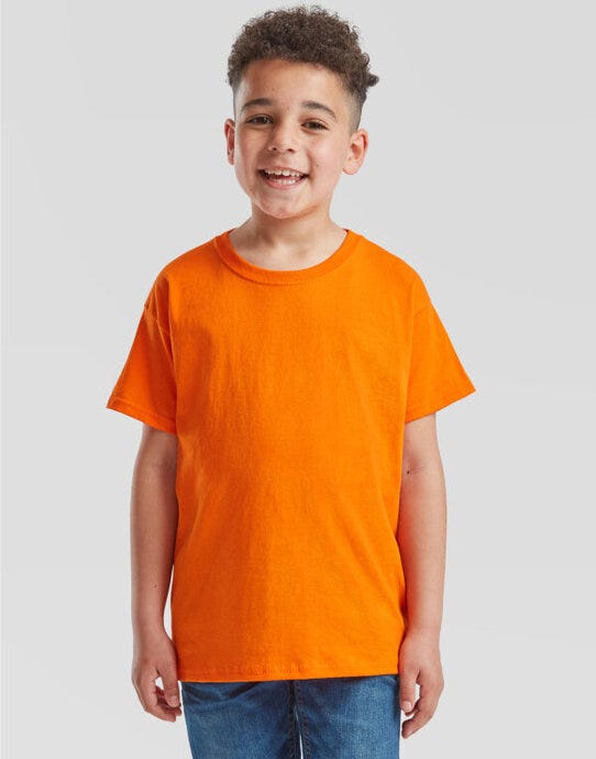 Fruit Of The Loom FOTL Kids Valueweight T - Orange
