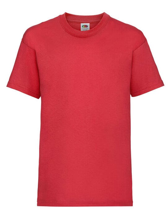 Fruit Of The Loom FOTL Kids Valueweight T - Red