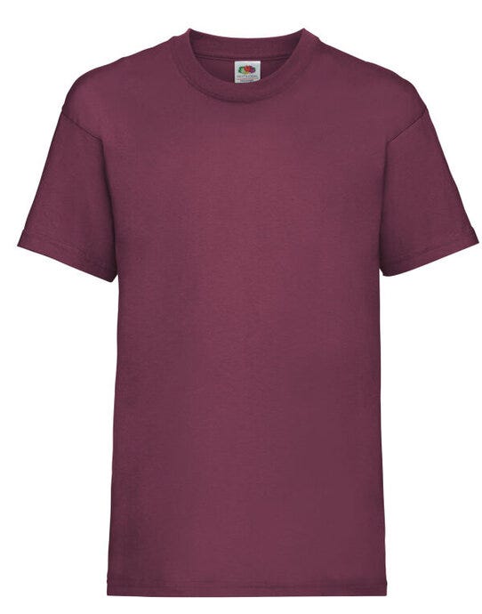 Fruit Of The Loom FOTL Kids Valueweight T - Burgundy