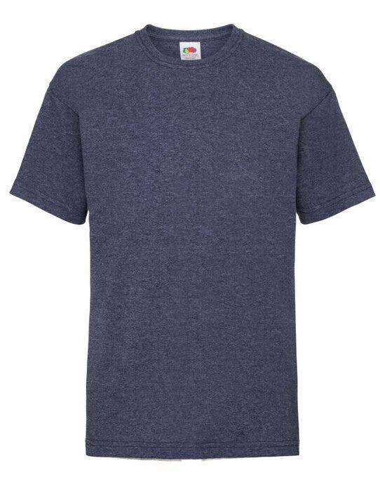 Fruit Of The Loom FOTL Kids Valueweight T - Vintage Heather Navy