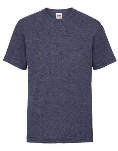 Fruit Of The Loom FOTL Kids Valueweight T - Vintage Heather Navy