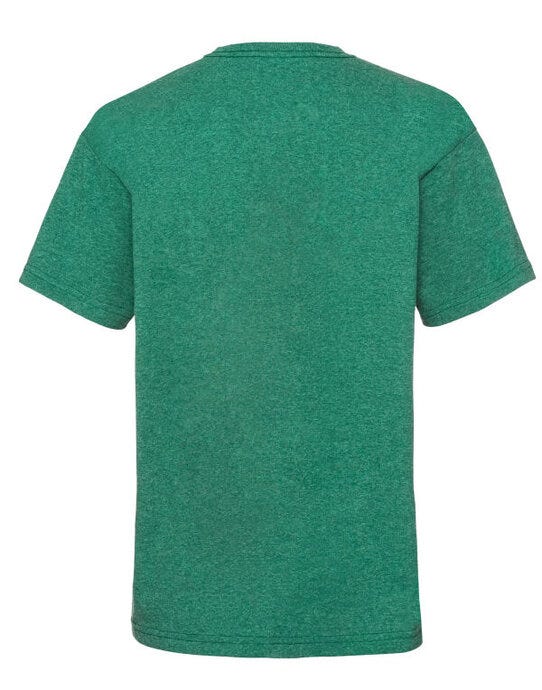 Fruit Of The Loom FOTL Kids Valueweight T - Retro Heather Green
