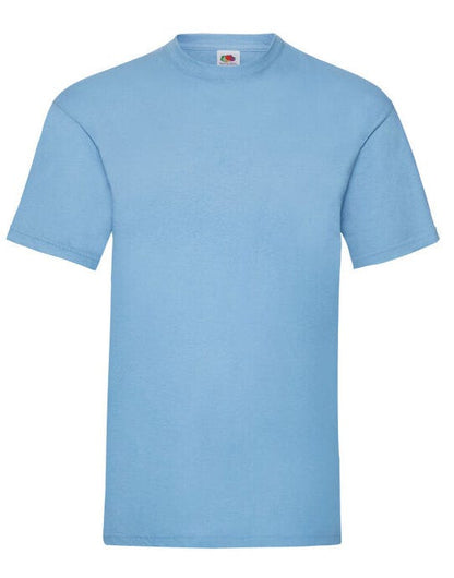 Fruit Of The Loom FOTL Mens Valueweight T - Sky Blue