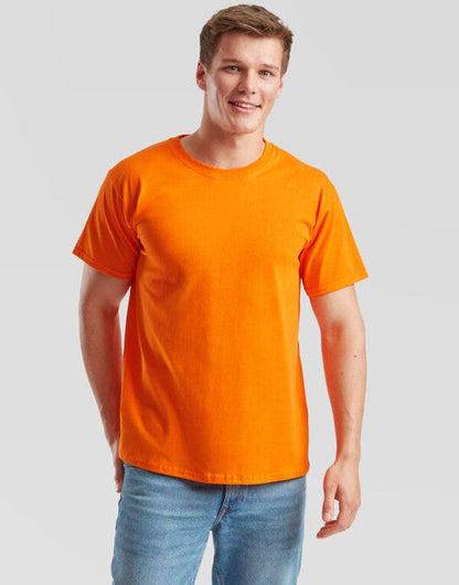Fruit Of The Loom FOTL Mens Valueweight T - Orange