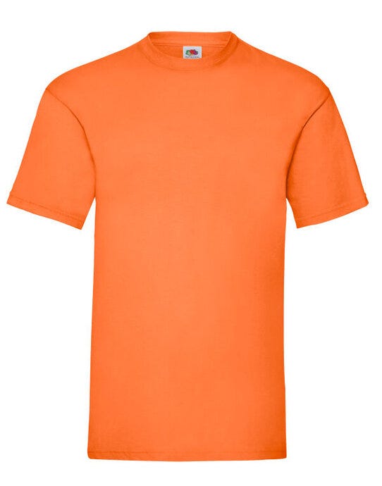 Fruit Of The Loom FOTL Mens Valueweight T - Orange