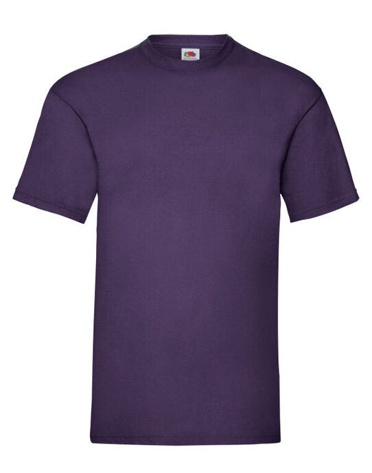 Fruit Of The Loom FOTL Mens Valueweight T - Purple