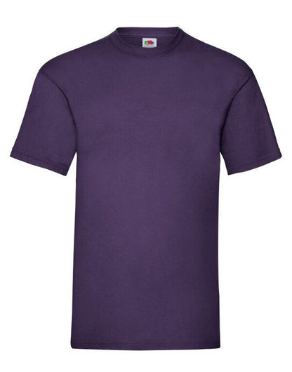 Fruit Of The Loom FOTL Mens Valueweight T - Purple