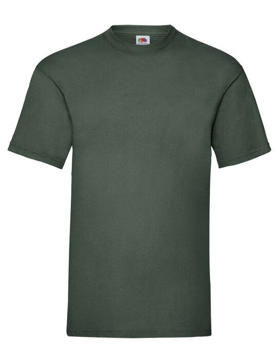 Fruit Of The Loom FOTL Mens Valueweight T - Bottle Green