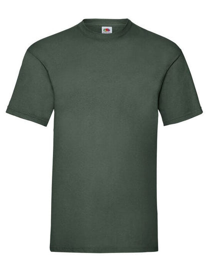 Fruit Of The Loom FOTL Mens Valueweight T - Bottle Green