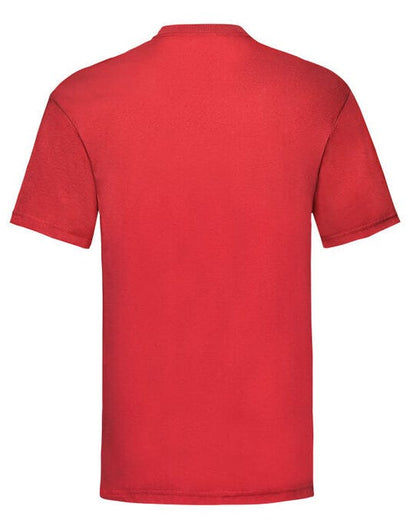 Fruit Of The Loom FOTL Mens Valueweight T - Red