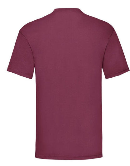 Fruit Of The Loom FOTL Mens Valueweight T - Burgundy