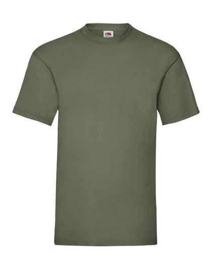 Fruit Of The Loom FOTL Mens Valueweight T - Classic Olive