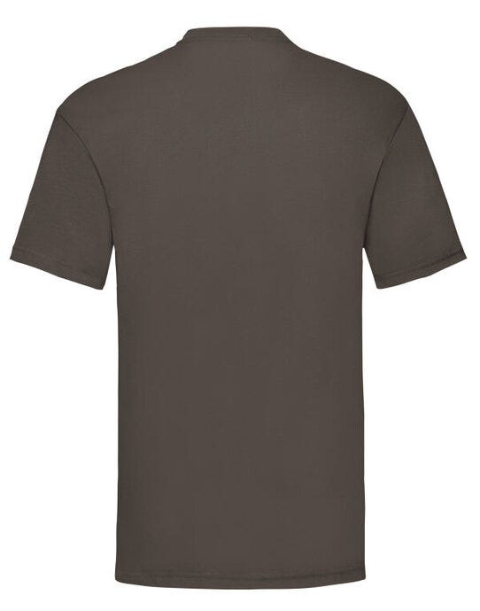 Fruit Of The Loom FOTL Mens Valueweight T - Chocolate