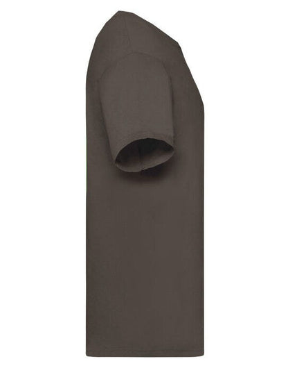 Fruit Of The Loom FOTL Mens Valueweight T - Chocolate