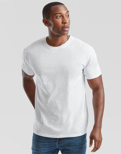Fruit Of The Loom FOTL Mens Valueweight T - White