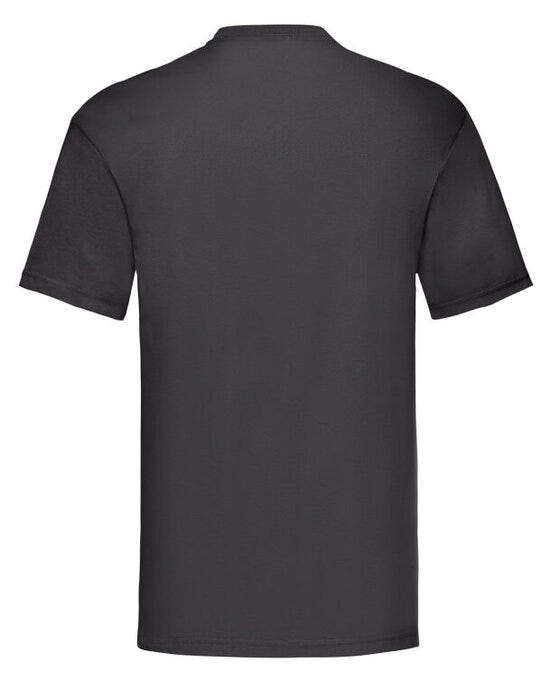 Fruit Of The Loom FOTL Mens Valueweight T - Black
