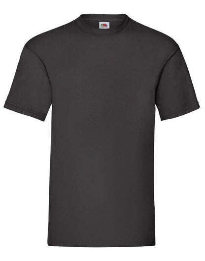 Fruit Of The Loom FOTL Mens Valueweight T - Black