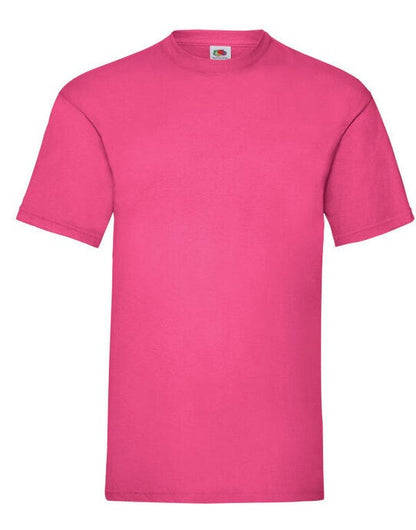 Fruit Of The Loom FOTL Mens Valueweight T - Fuchsia