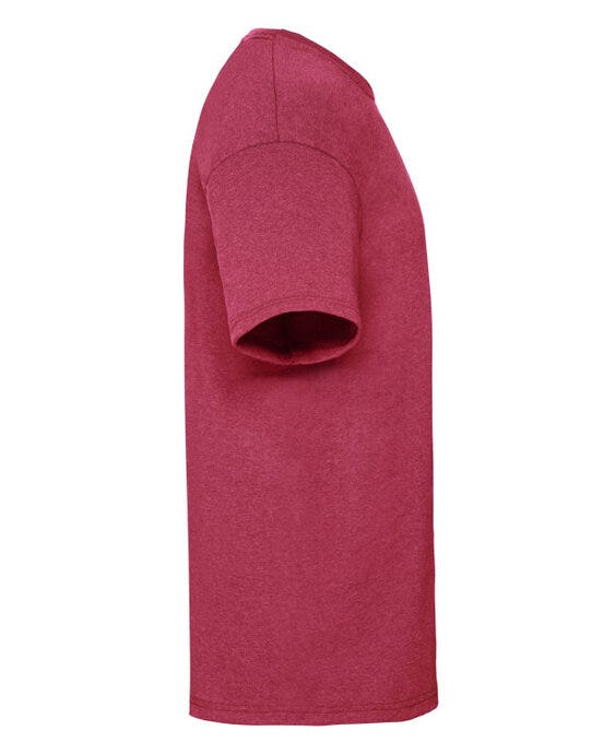 Fruit Of The Loom FOTL Mens Valueweight T - Vintage Heather Red
