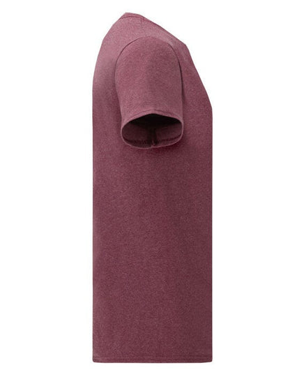 Fruit Of The Loom FOTL Mens Valueweight T - Heather Burgundy