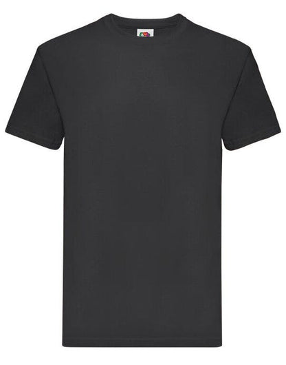 Fruit Of The Loom FOTL Mens Super Premium T - Black