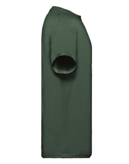 Fruit Of The Loom FOTL Mens Super Premium T - Bottle Green