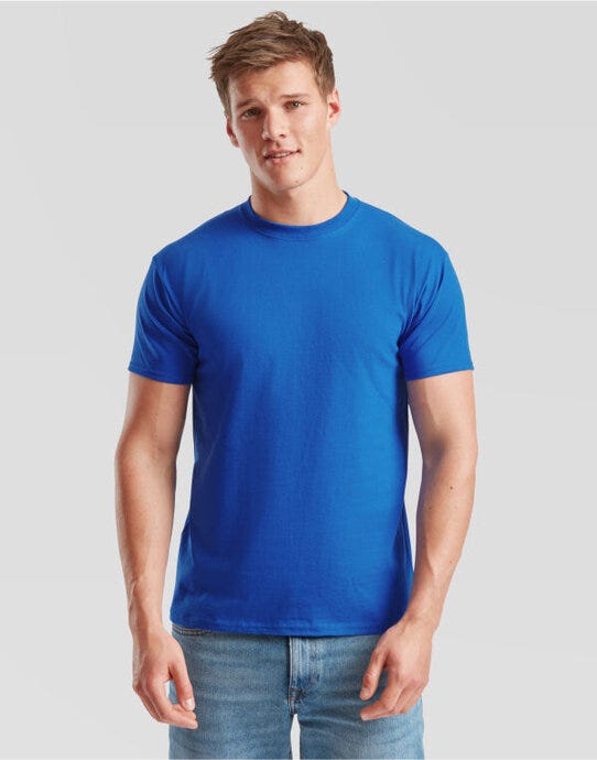 Fruit Of The Loom FOTL Mens Super Premium T - Royal