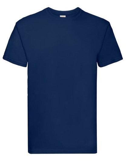 Fruit Of The Loom FOTL Mens Super Premium T - Navy Blue
