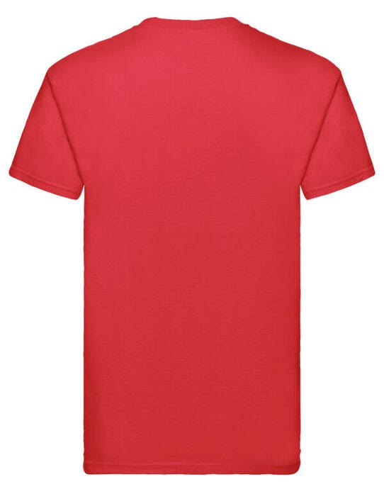 Fruit Of The Loom FOTL Mens Super Premium T - Red