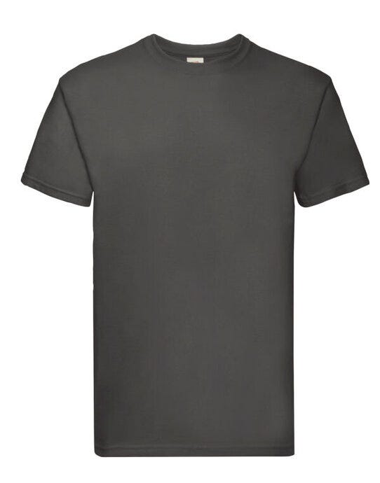 Fruit Of The Loom FOTL Mens Super Premium T - Light Graphite