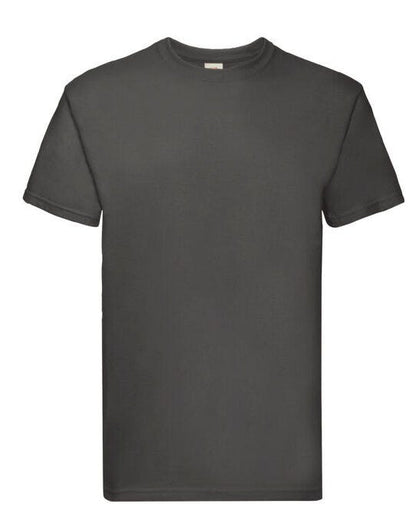Fruit Of The Loom FOTL Mens Super Premium T - Light Graphite